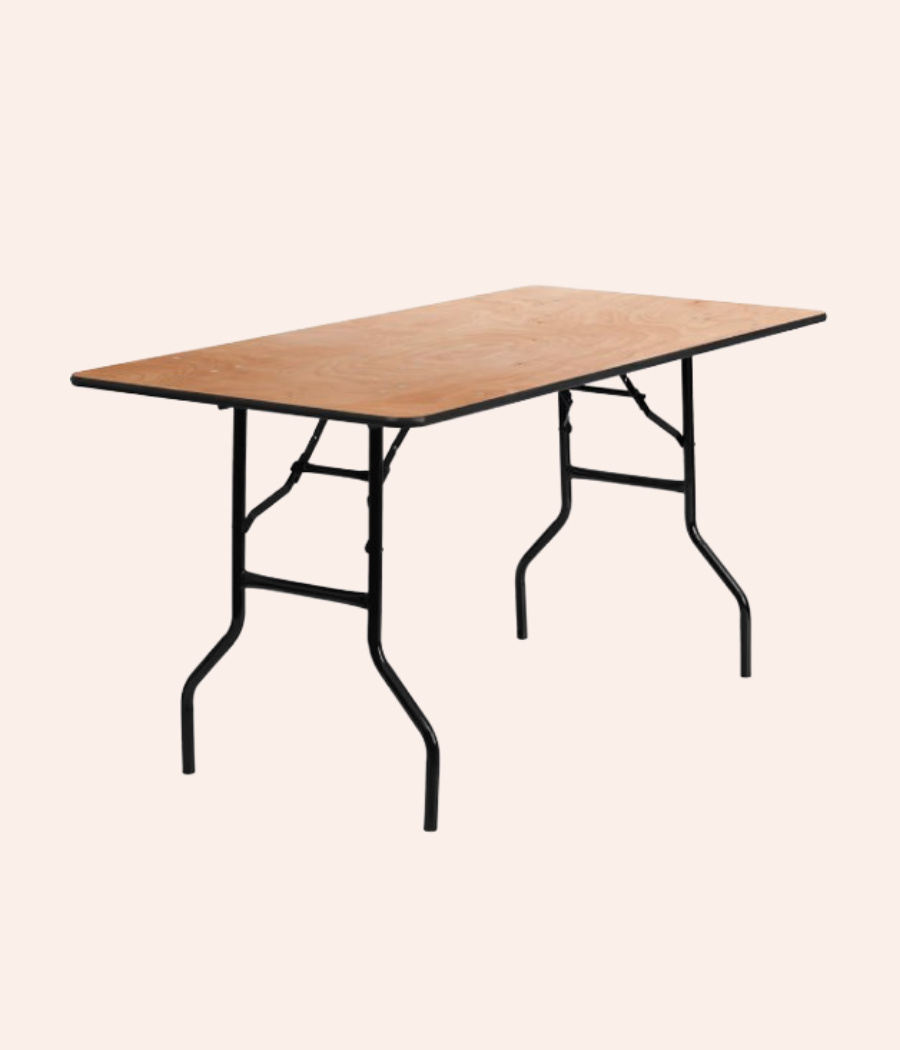 72" / 6 ft Foldable Table Rectangular