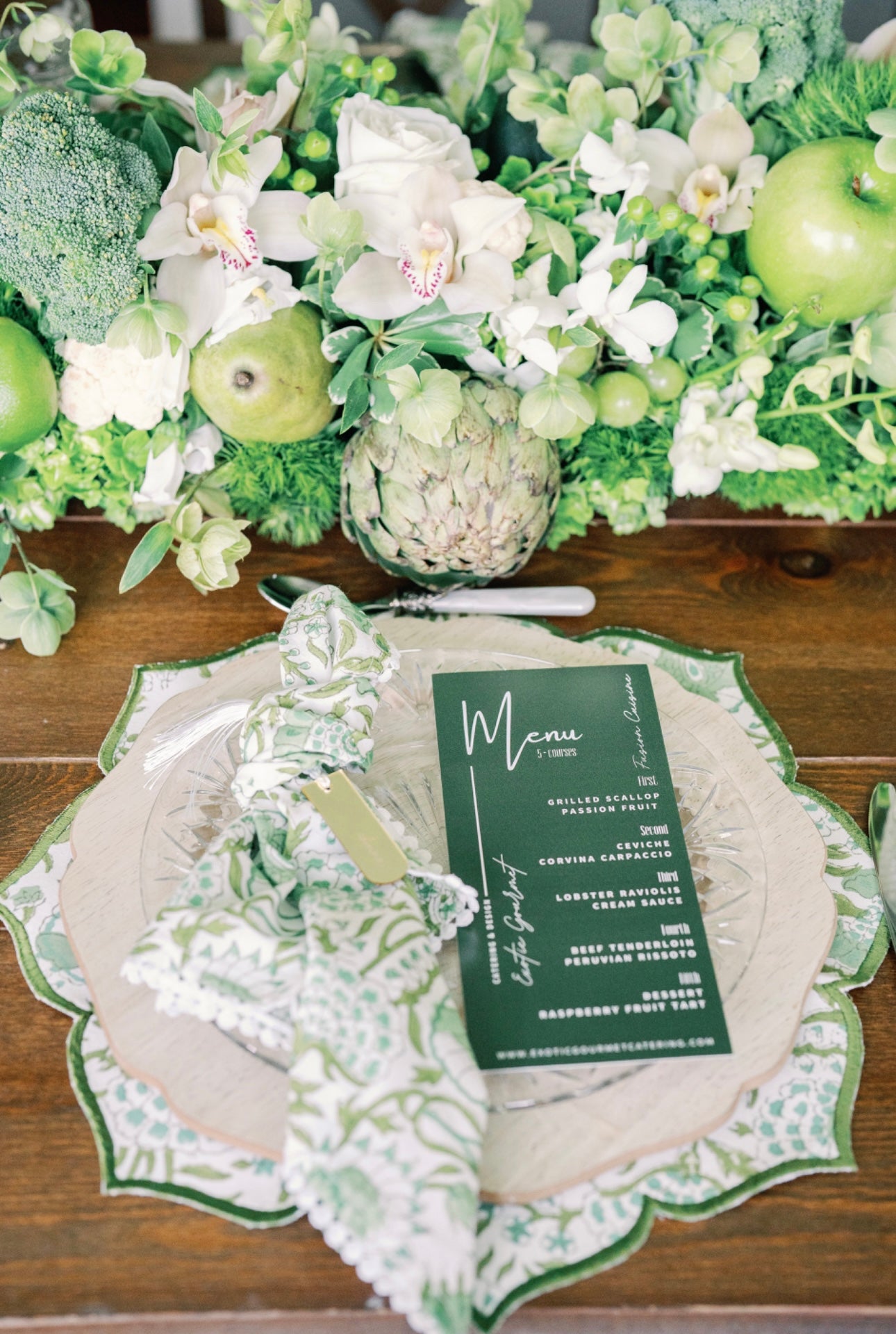 Cotton Print Napkin With Pom-Pom Border