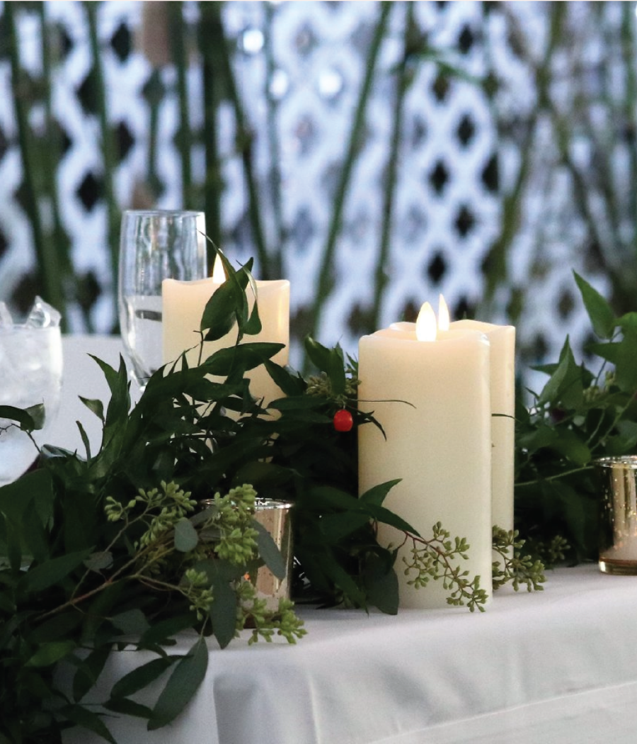 Battery Operated Real Flame Taper Candles