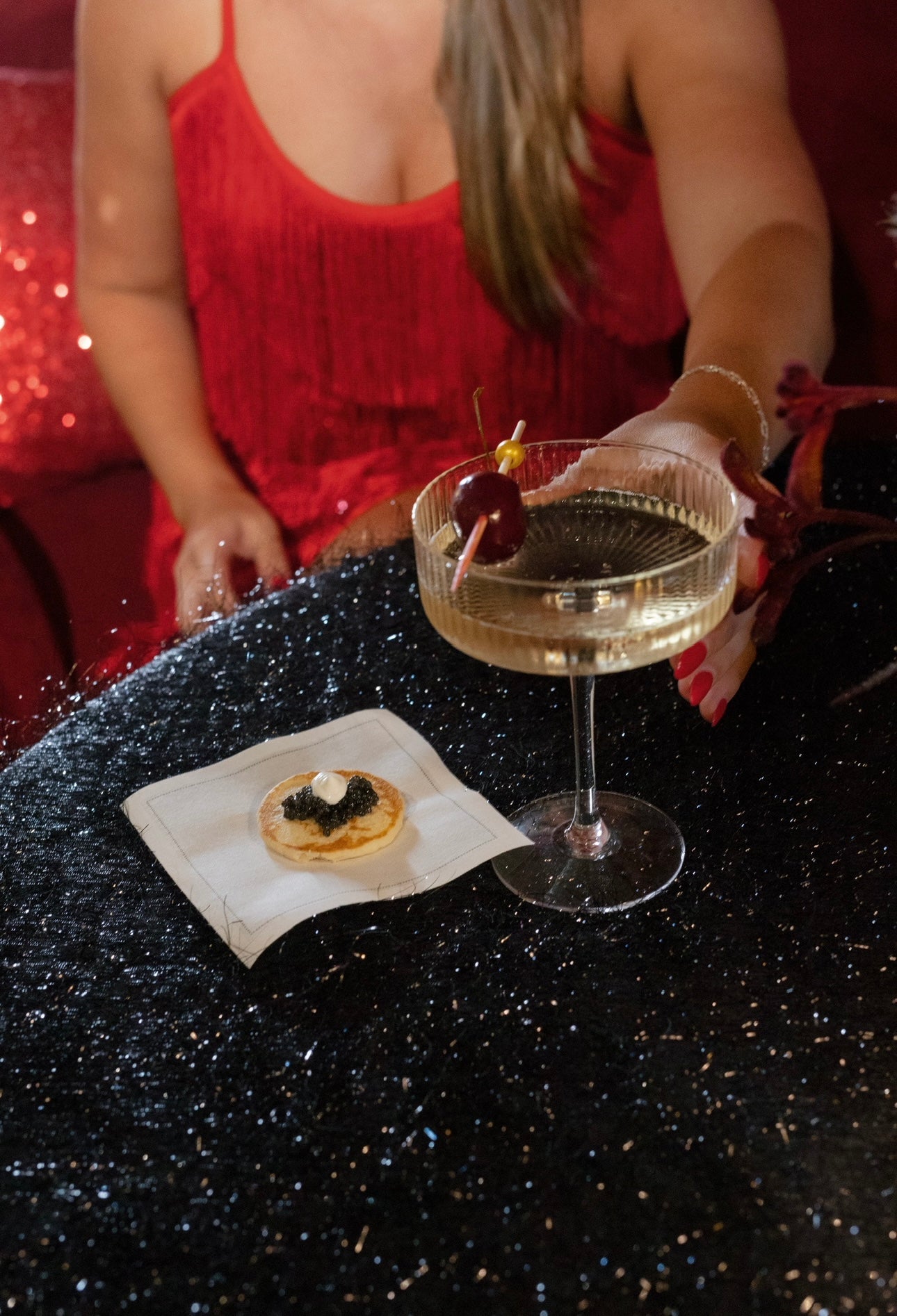 Vintage-Inspired Crystal Coupe Glass