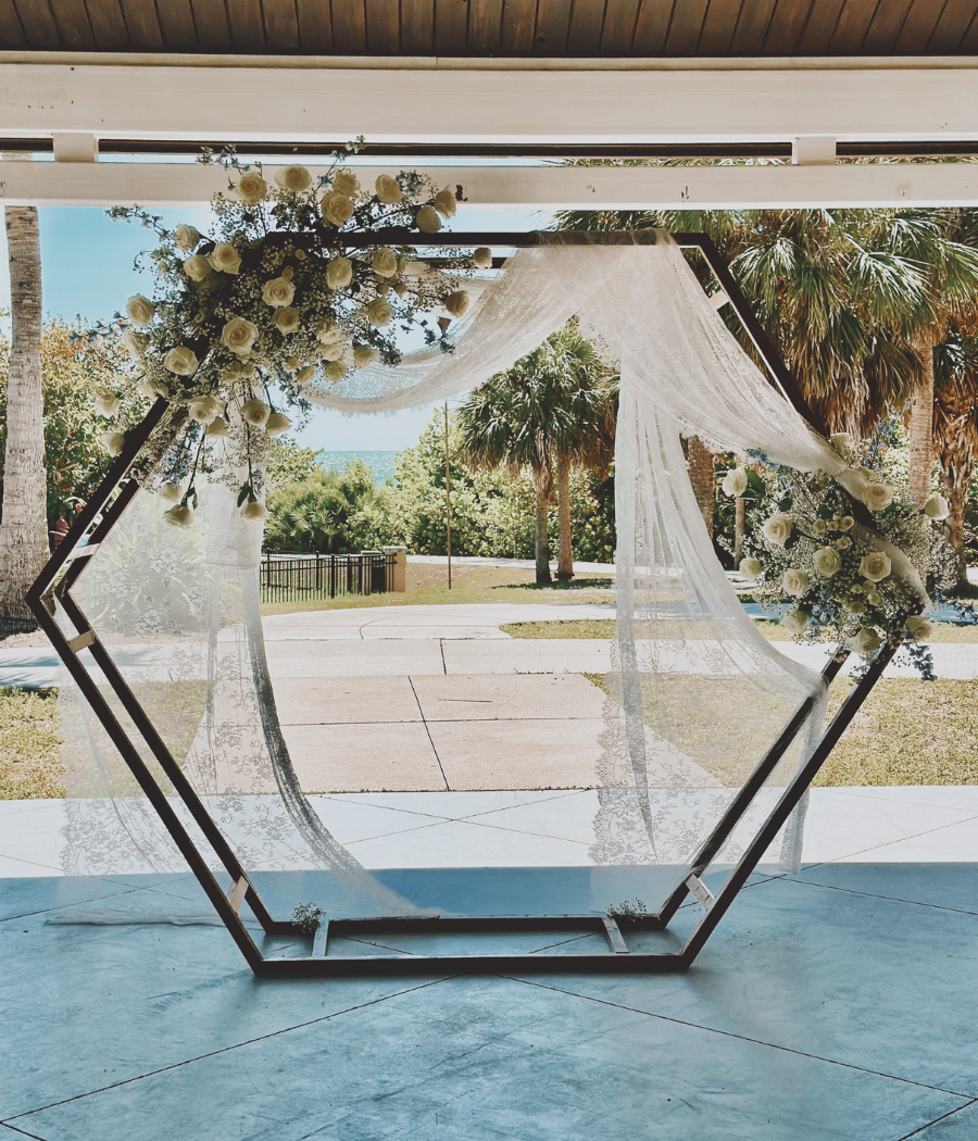Hexagon Wedding Arch