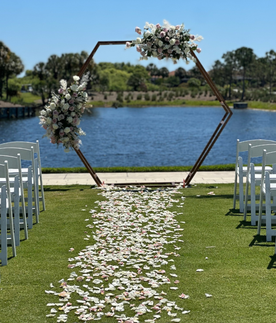 Hexagon Wedding Arch