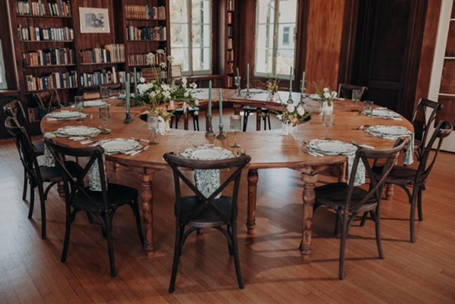 Farmhouse Serpentine Table