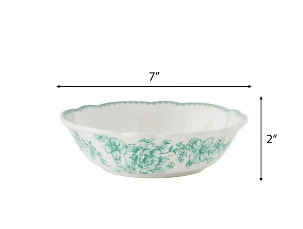 Garden Rose Scalloped Place Setting