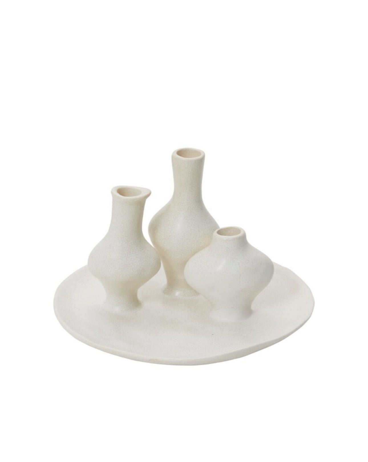 Handcrafted Ceramic Budvase Trio