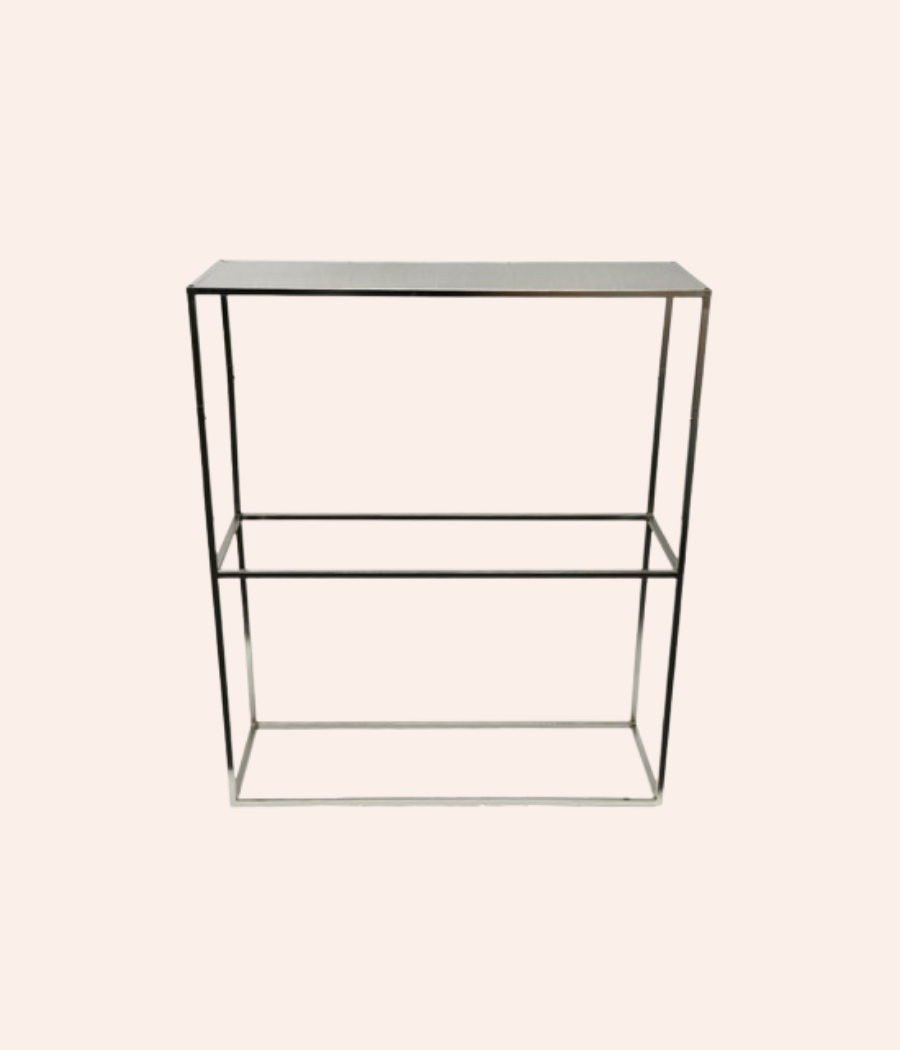 Silver Wide Stands 40"H