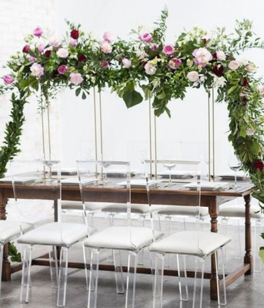 Silver Wide Stands 40"H