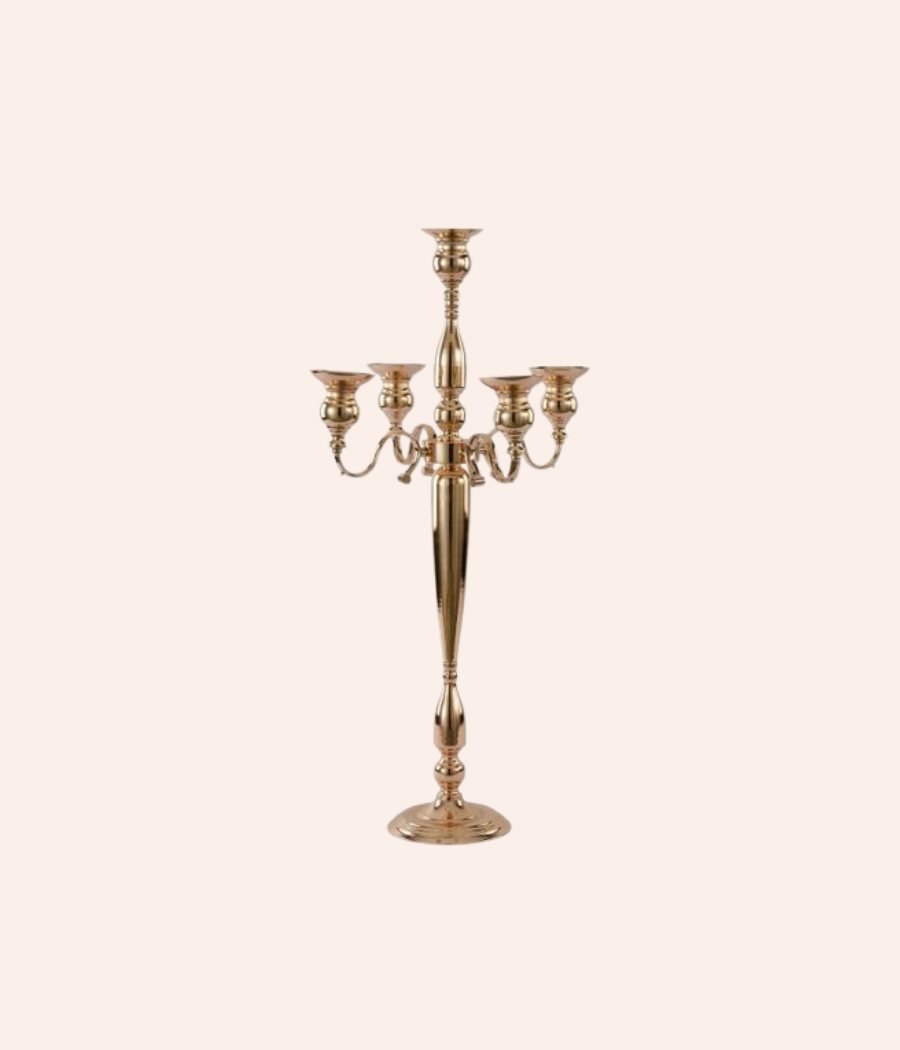 Tall Gold Candelabra