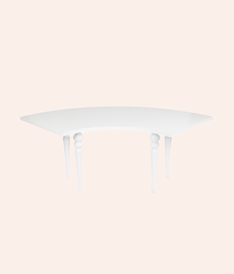 White Serpentine Table