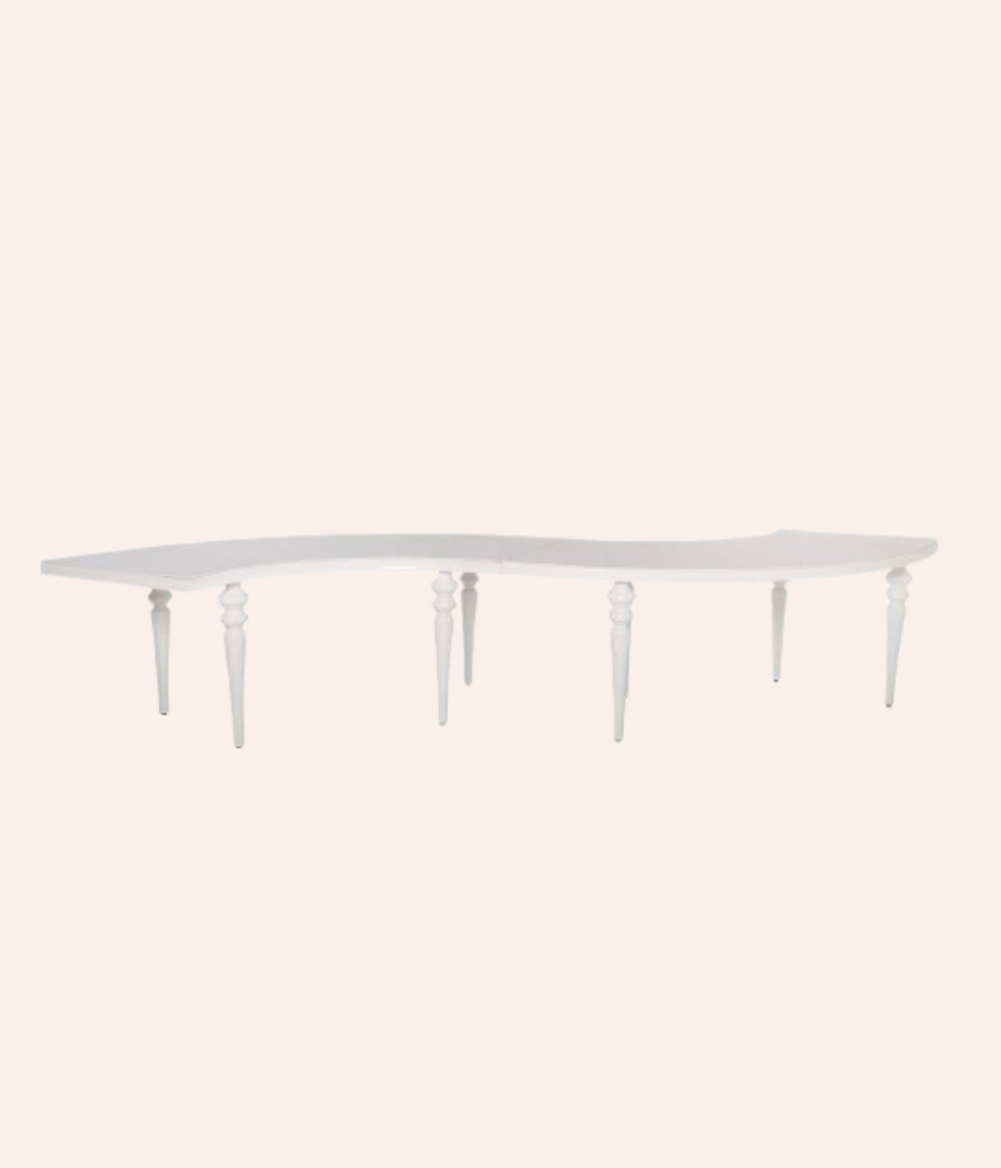 White Serpentine Table