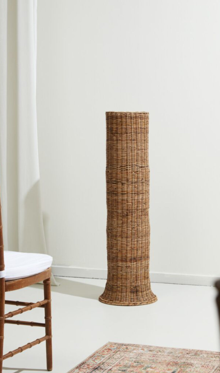 Tall Rattan Column