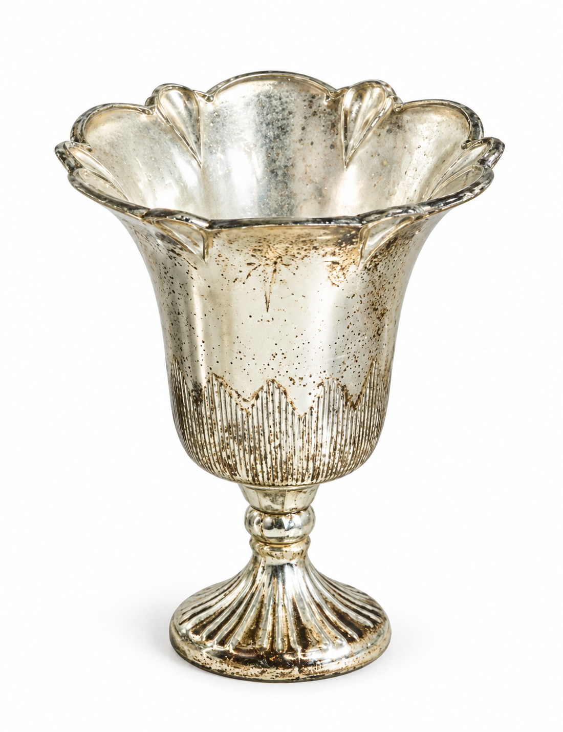 Silver Footed Vase