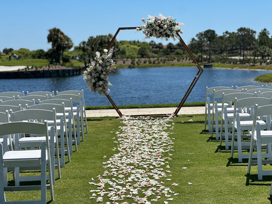 Hexagon Wedding Arch