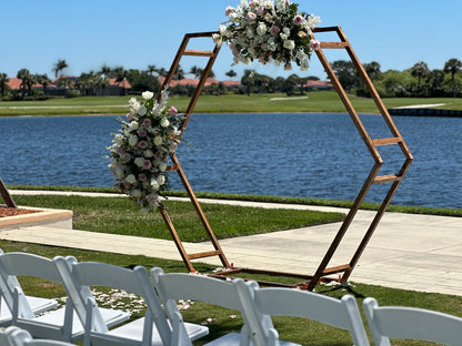 Hexagon Wedding Arch