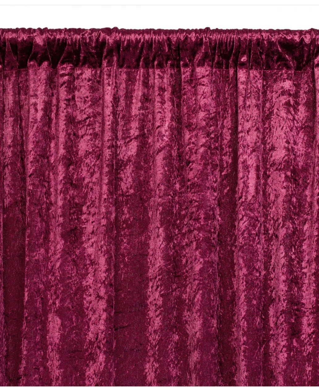 Burgundy Drape Panel