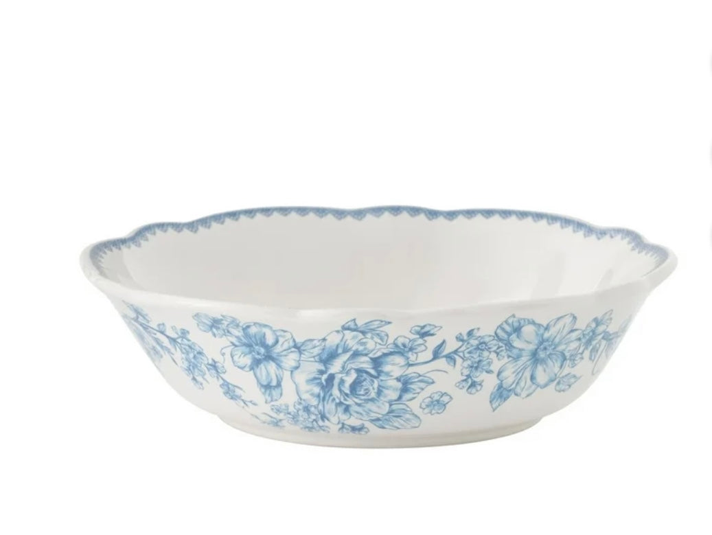 Sophia Blue Scalloped - 3 Piece Place Setting