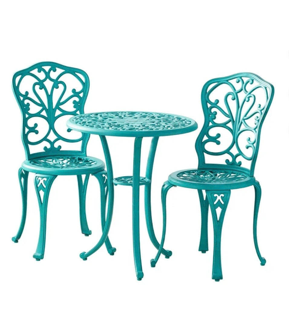 Powder Blue Bistro Set