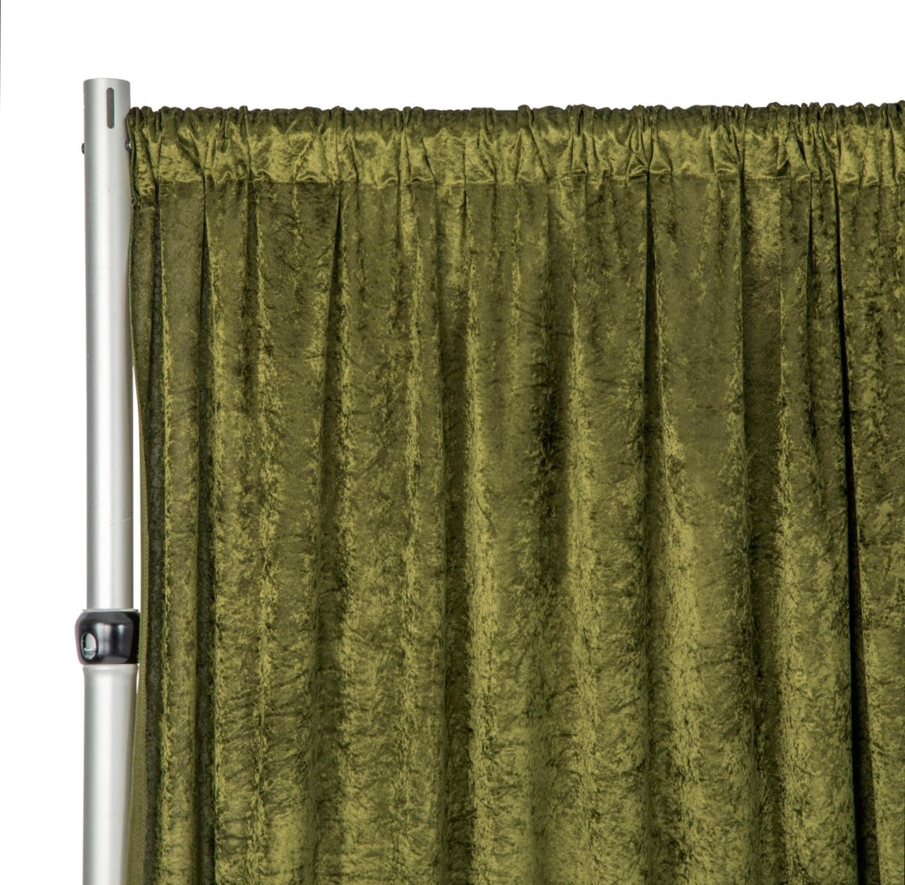 Olive Green Drape Panel