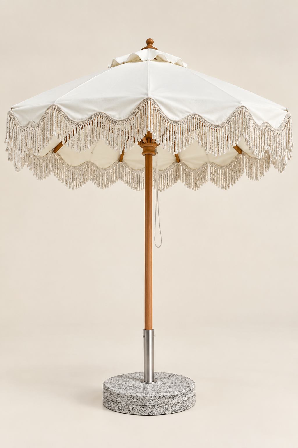 Scalloped Fringe Parasol