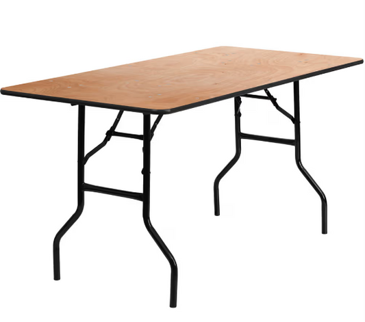 72" / 6 ft Foldable Table Rectangular