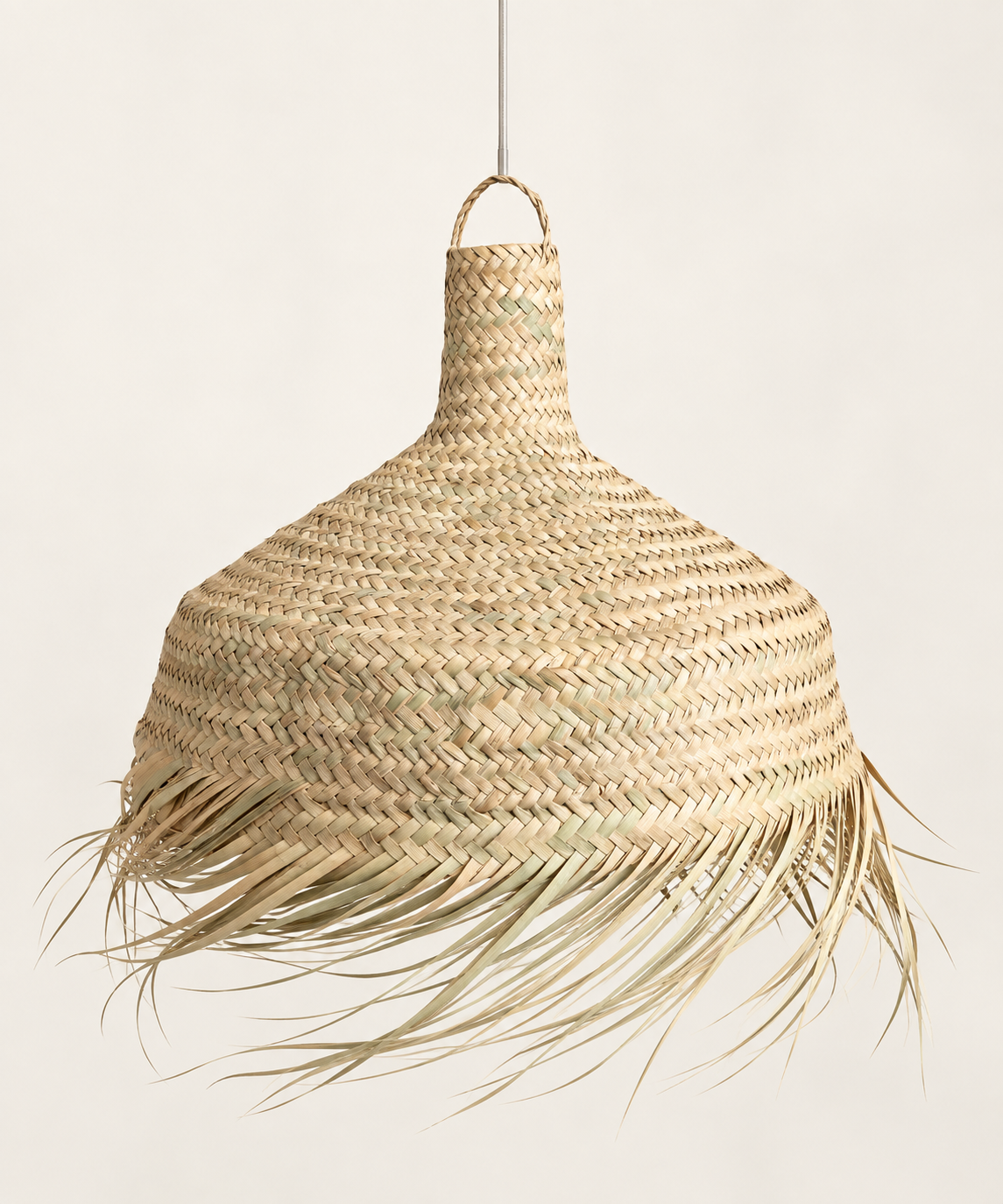 Handwoven Seagrass Baja Lantern