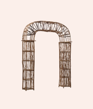 Natural Wood Twig Arch