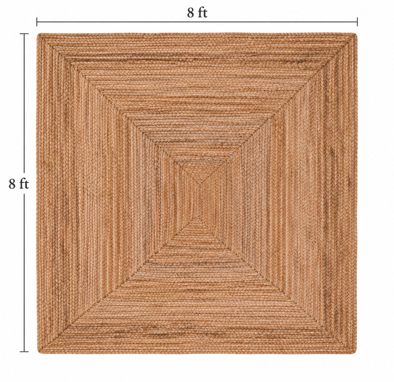Natural Handwoven Jute Rug