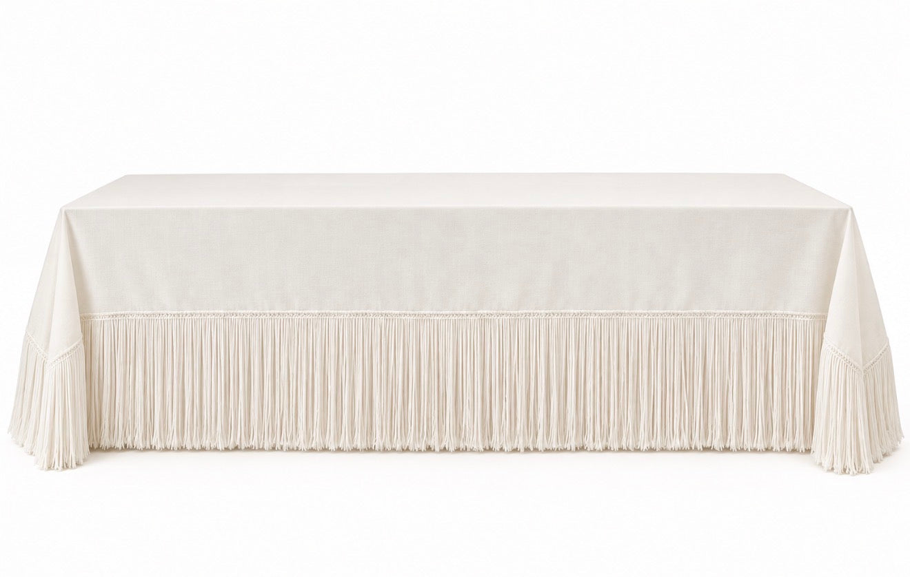 Fringe Table Cloth - Rectangular
