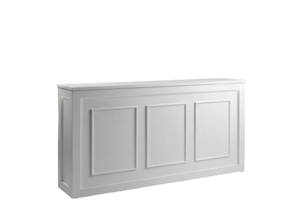 White Paneled Event Bar