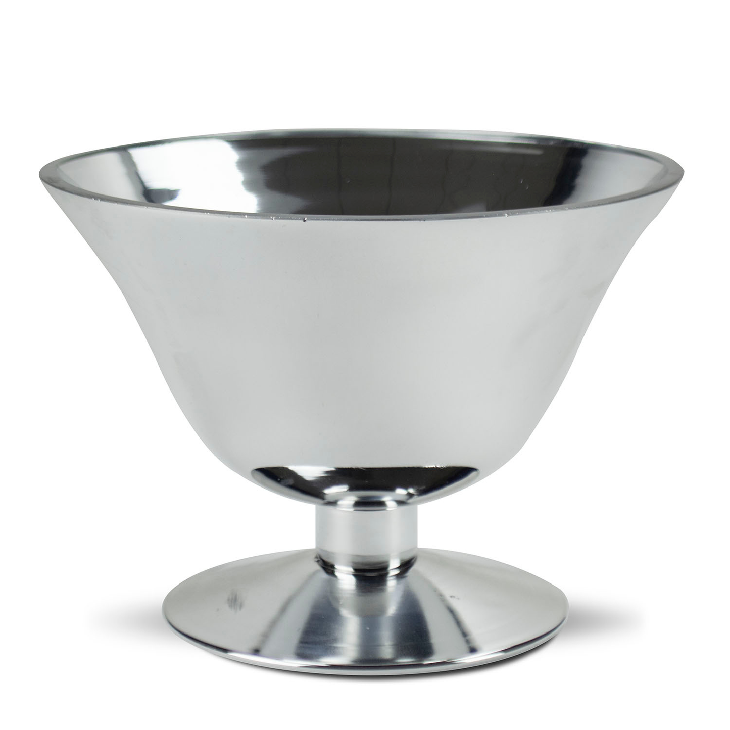 8" Silver Footed Bowls Ceramic