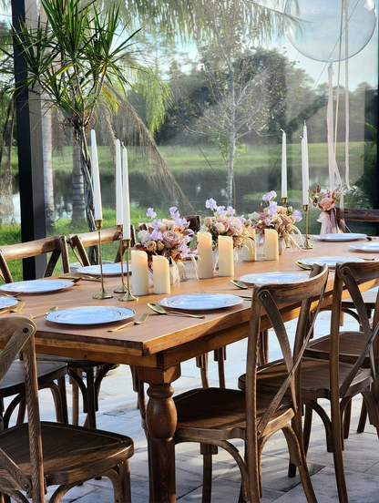 Farm House Solid Wood Table For Weddings & Events